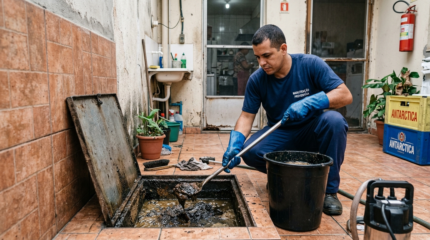 Limpeza de Caixa de Gordura perto de mim em Palmas‑TO